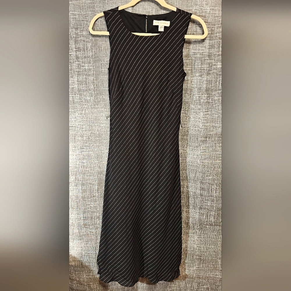 Silk Sleeveless dress w/belt